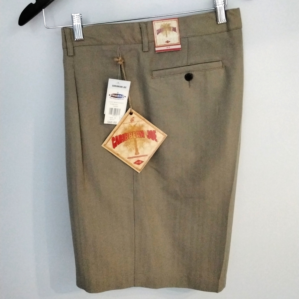 NWT Caribbean Joe Men's dress shorts, size 38